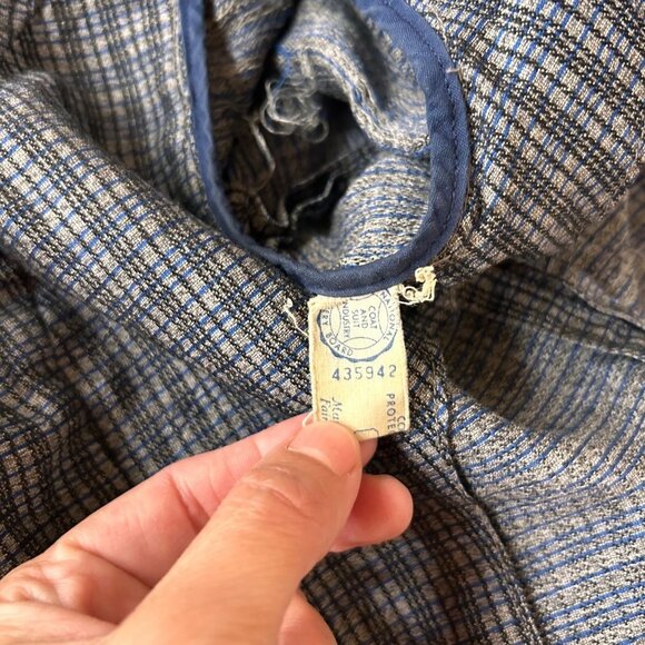 Vintage Jack Feit Jacket Womens Size Medium 1940s 1950s Plaid Cropped Blazer - Picture 10 of 12